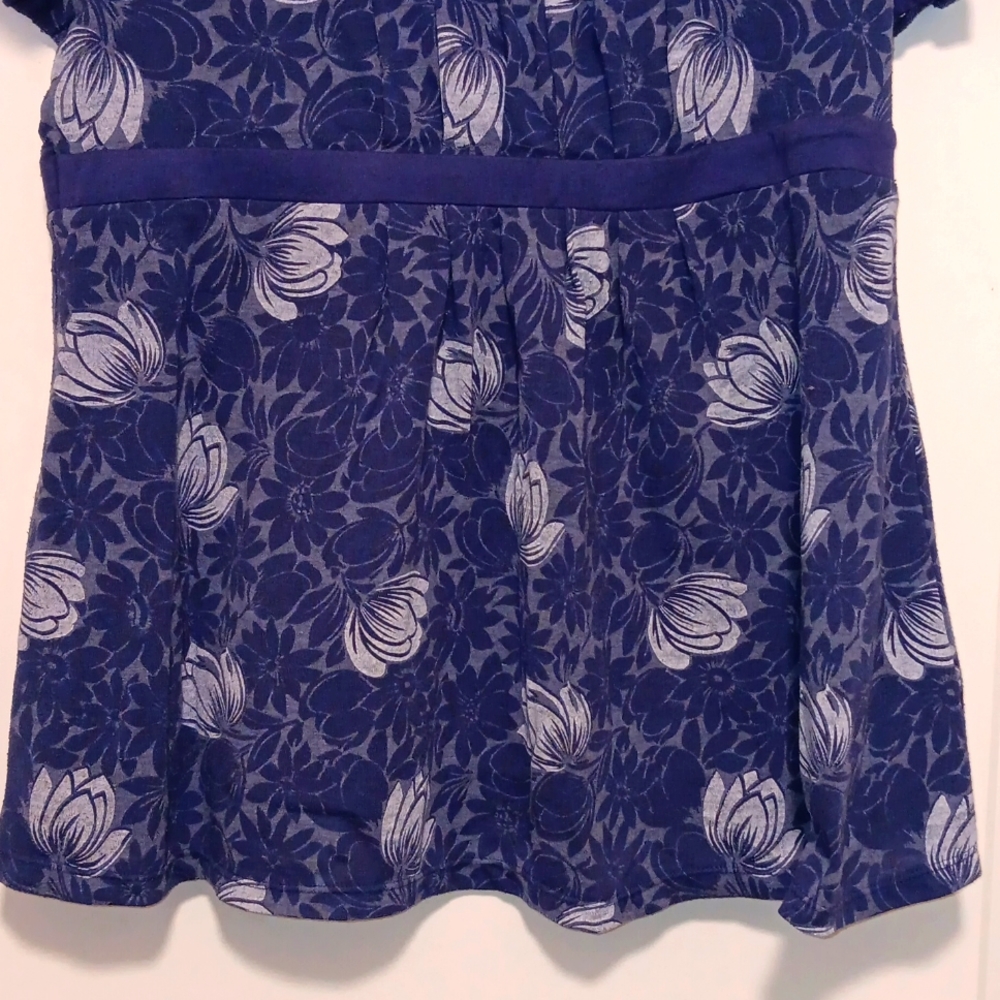 Anthropologie Ric Rac Purple Top medium - Picture 3 of 7